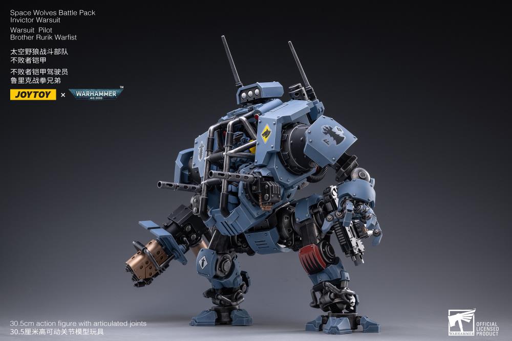 Warhammer 40K Space Wolves Invictor Warsuit 1/18 Scale